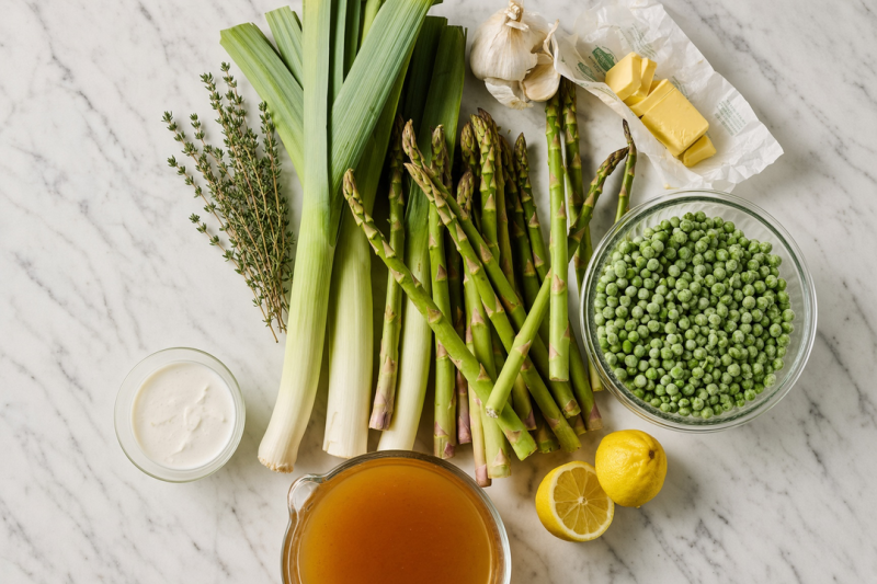 Soften the leeks