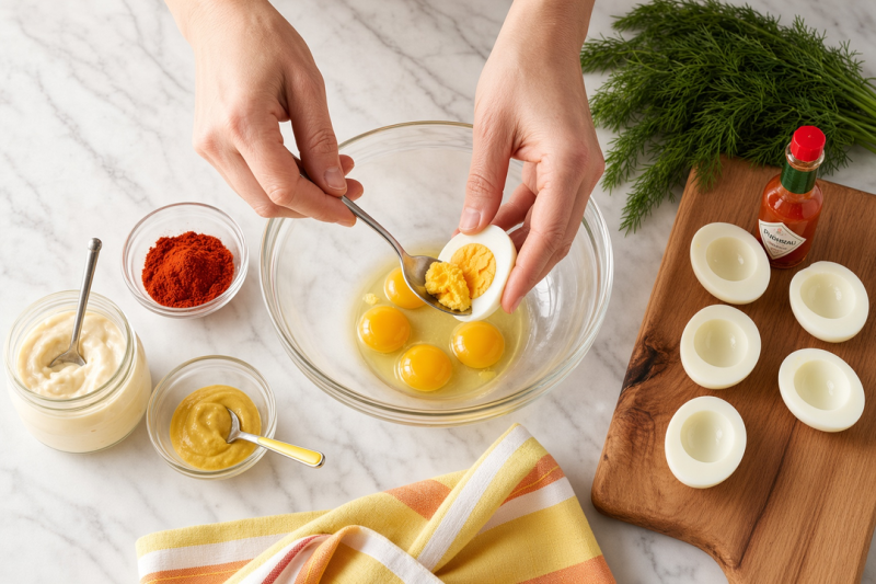 Remove the yolks