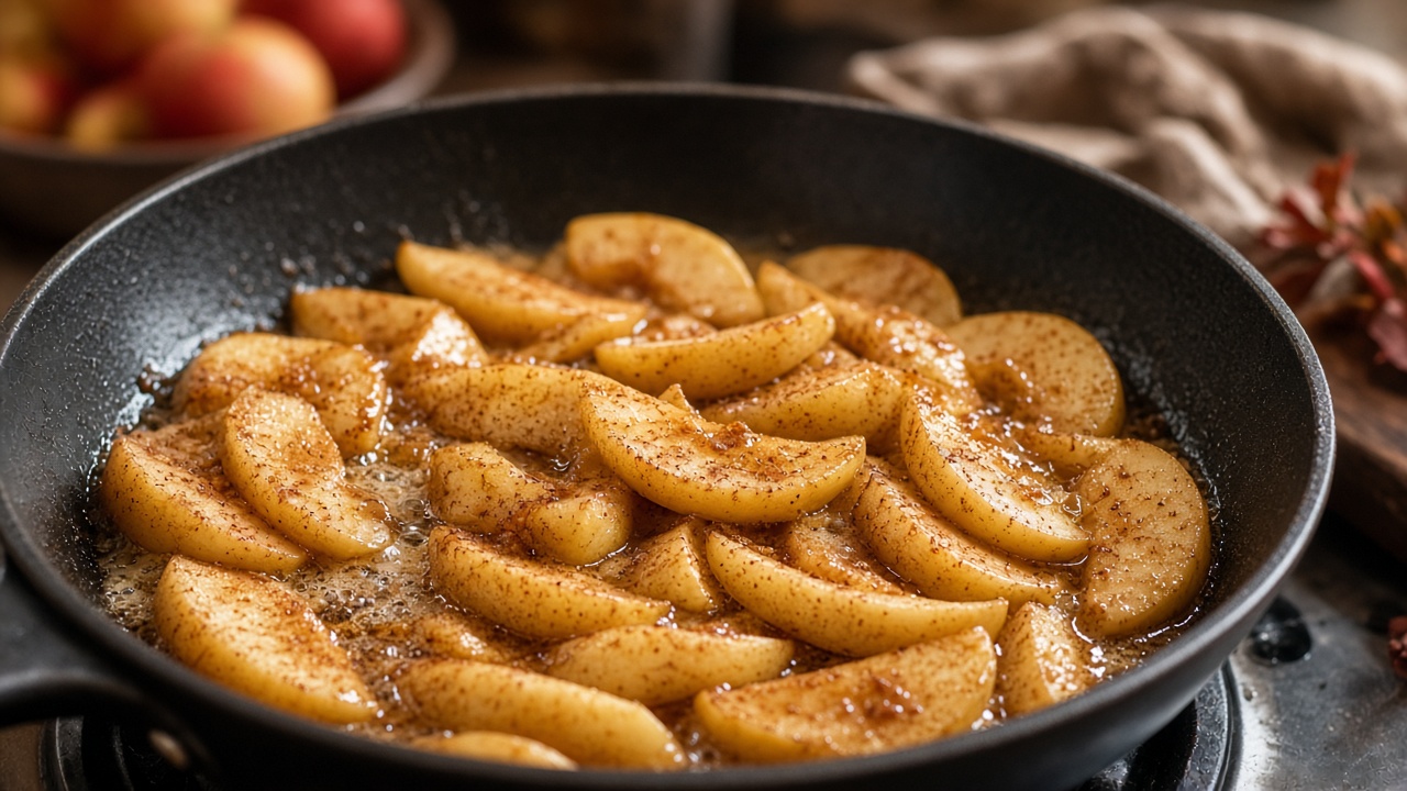 Cook the apples