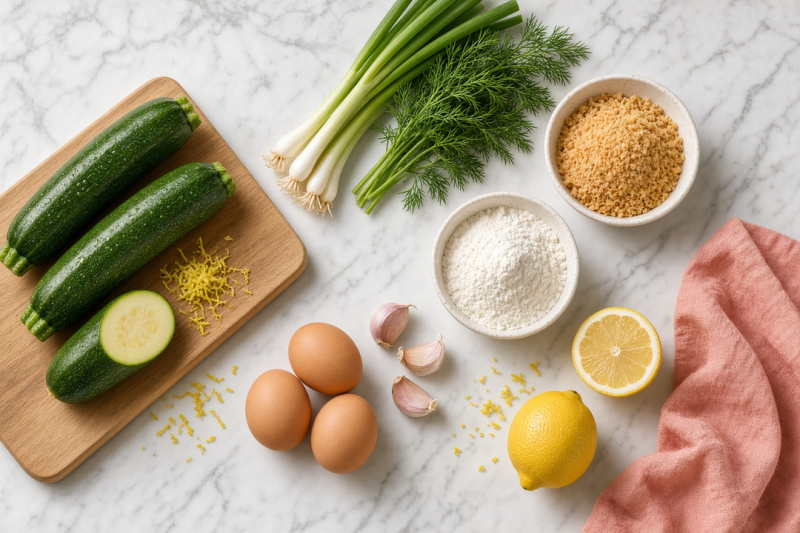 Squeeze the zucchini