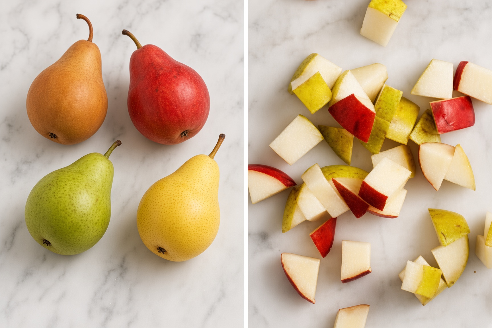 Prep the pears