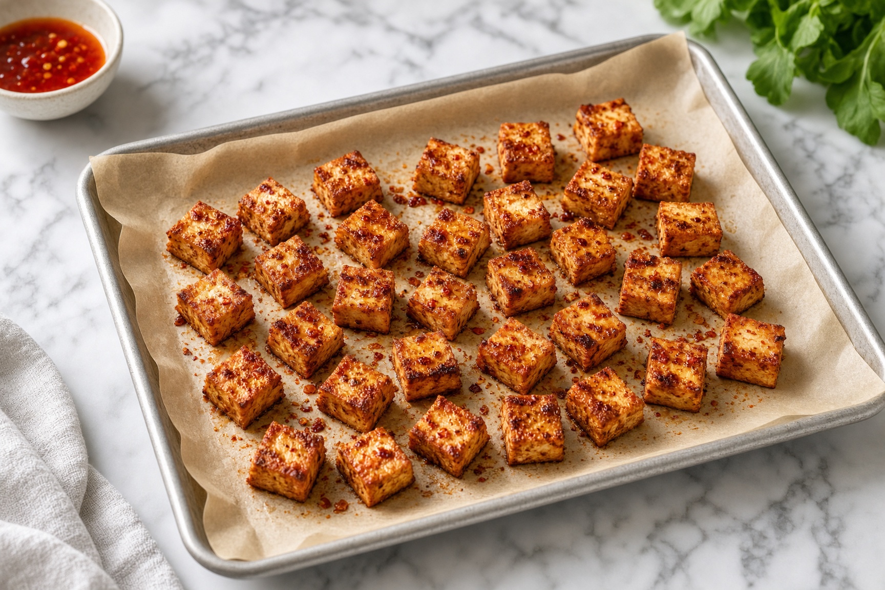 Bake the tofu