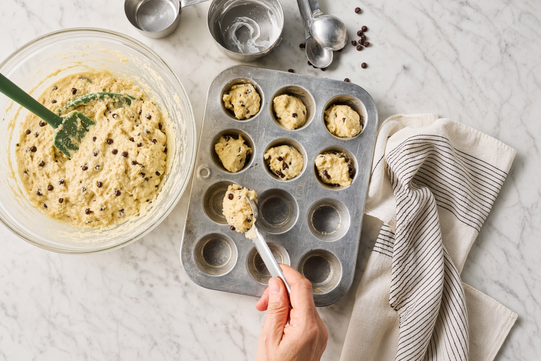 Fill the pan