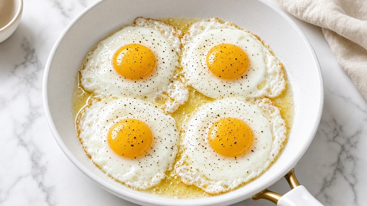 Fry the eggs