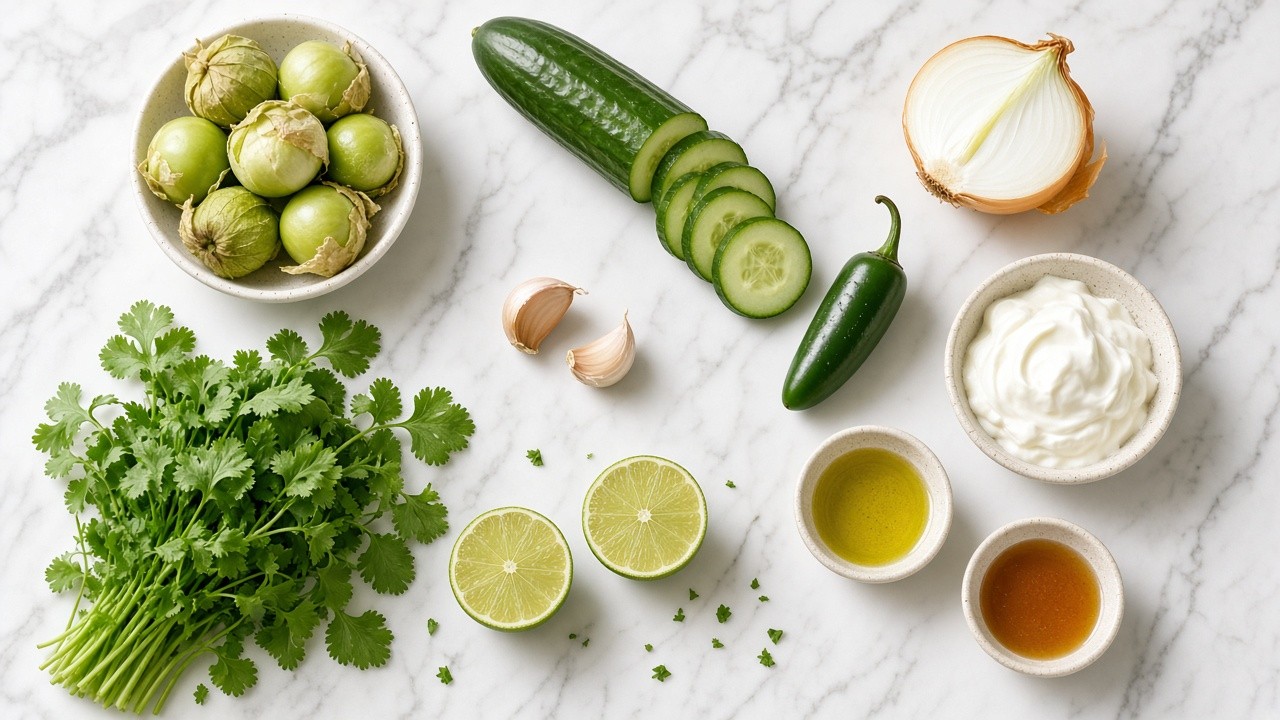 Prepare the tomatillos