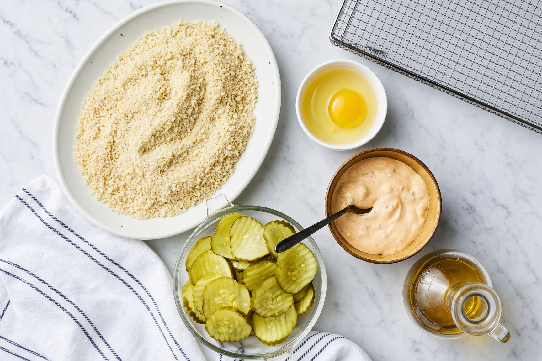 Preheat the air fryer