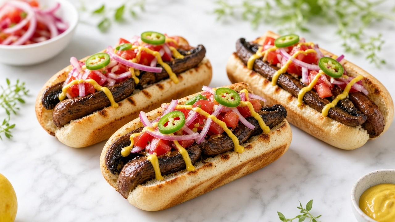 Portobello Mushroom Dogs