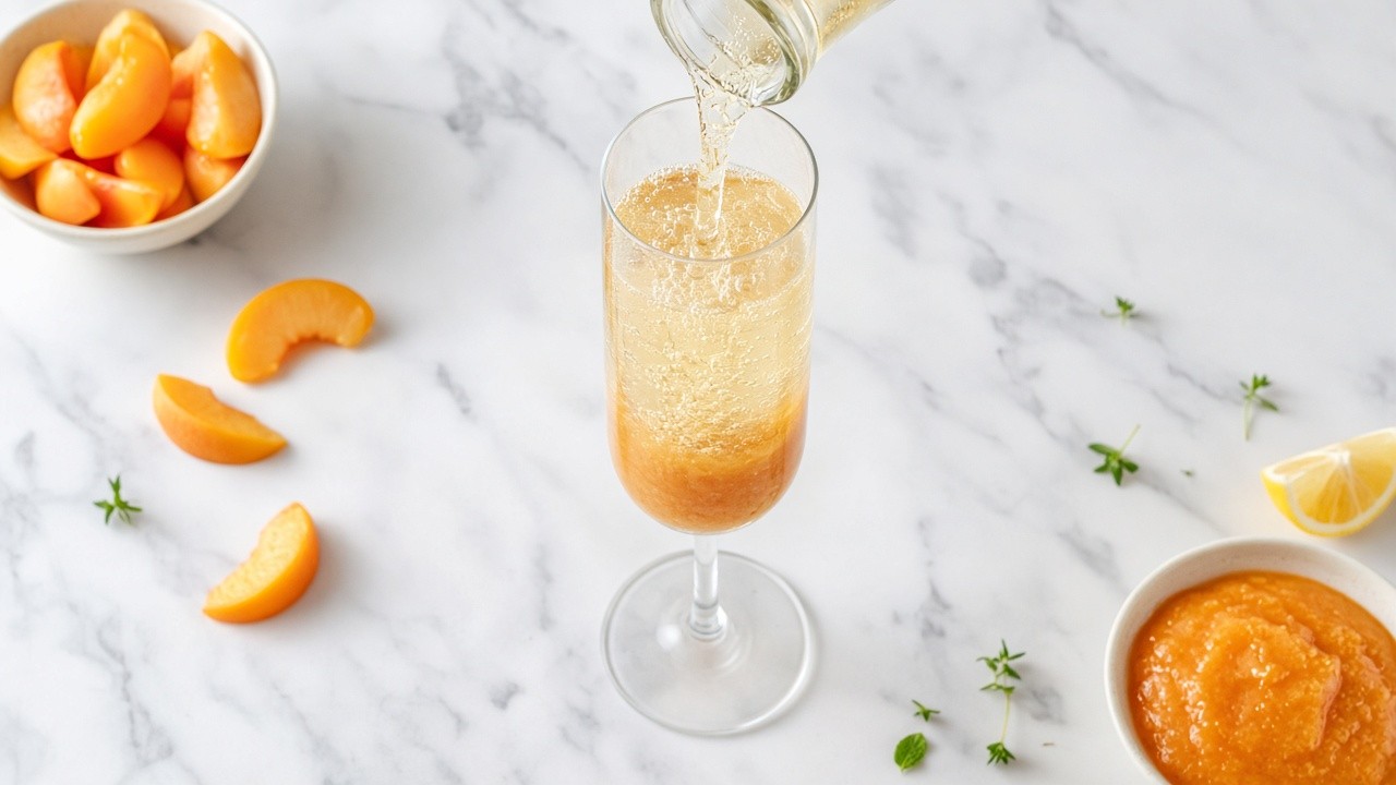 Pour the prosecco