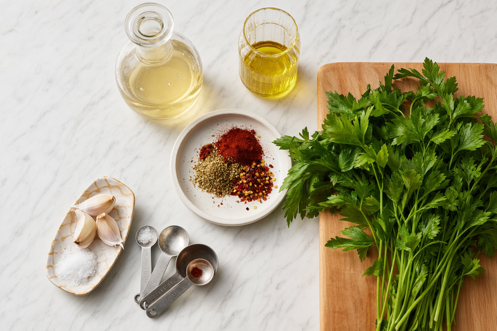 Chop the parsley