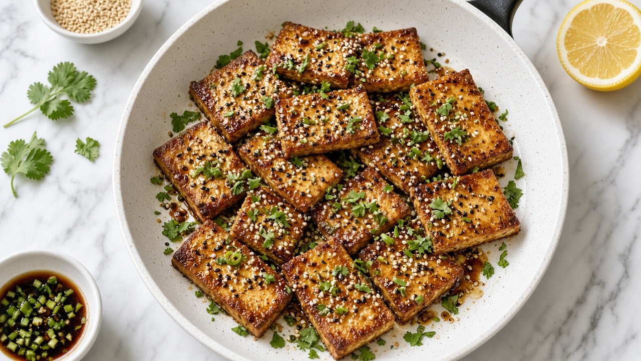 Cook the tofu