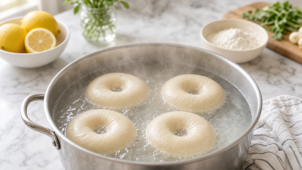 Boil the bagels