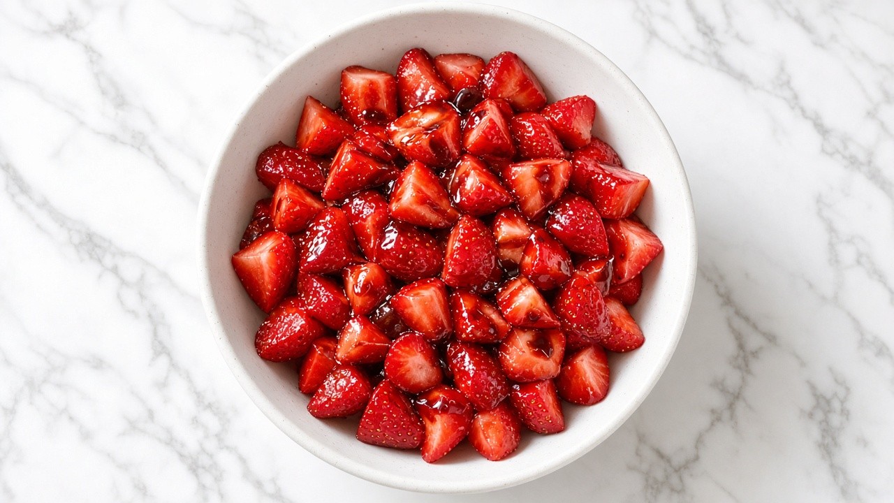 Dress the berries