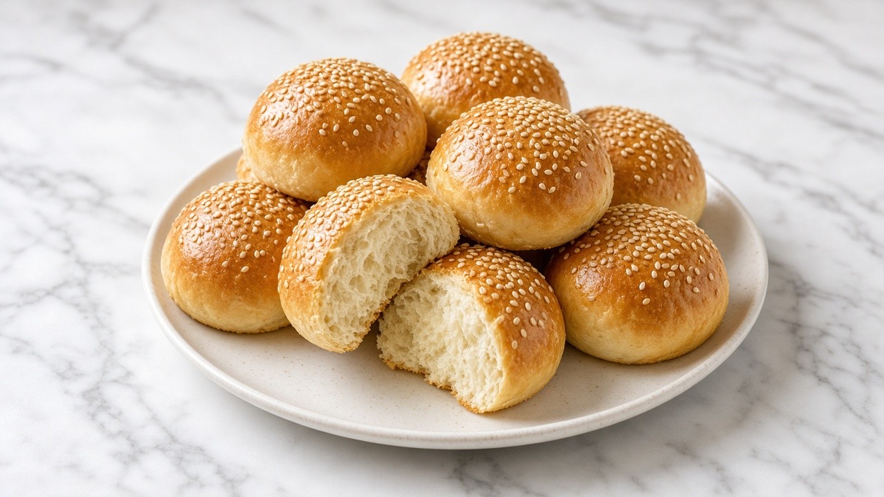 Homemade Hamburger Buns