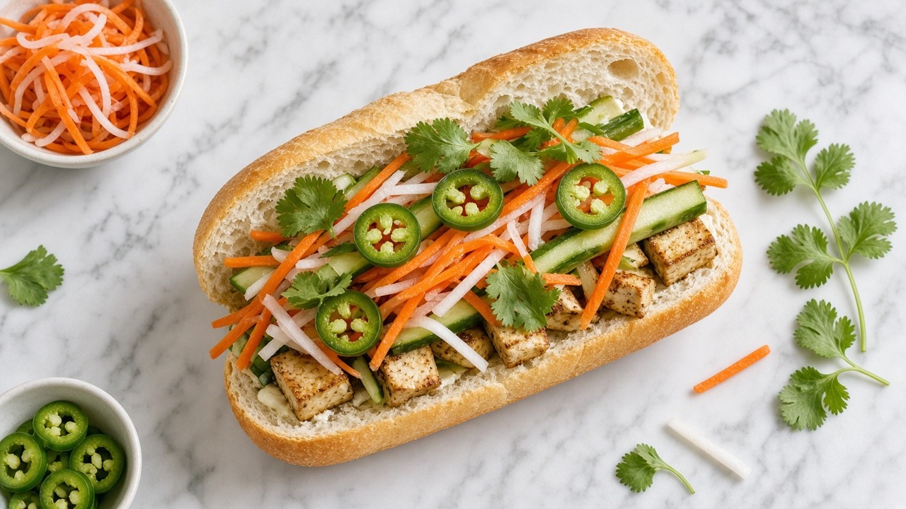Layer the vegetables