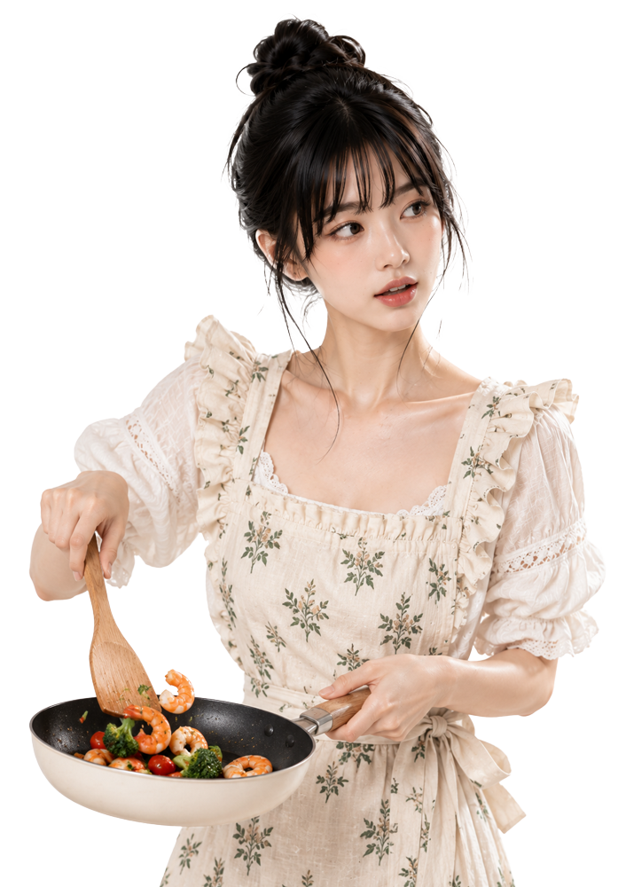 June in the kitchen